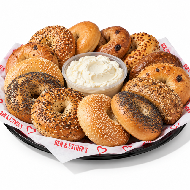 Bagel and Cream Cheese Platter.