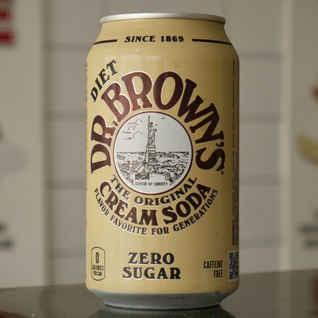 DIET Dr. Browns Cream soda.