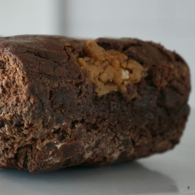 Gluten Free Peanut Butter Brownie.