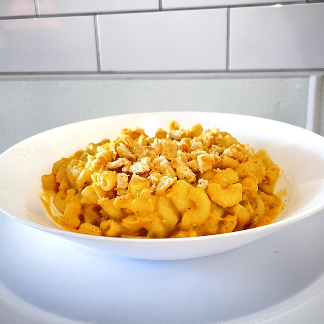Butternut Squash Mac And Cheese.