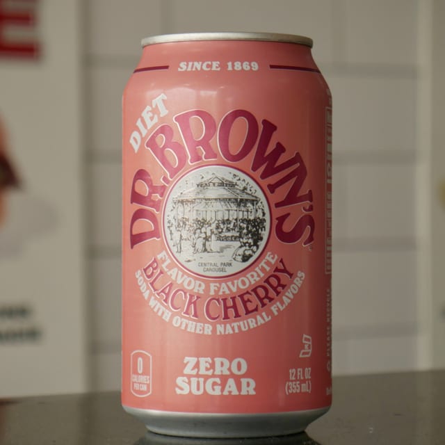 DIET Dr. Browns Black Cherry.
